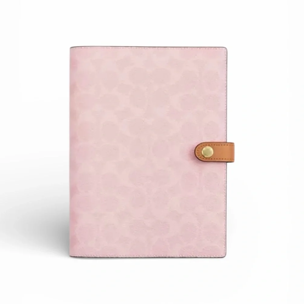 Coach Signature Canvas Notebook